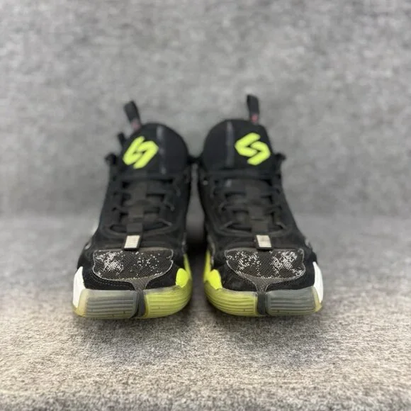 ✅Nike Air Jordan Luka 2 TB Men's Size 9.5 Black Volt Basketball Shoes Sneakers - Picture 5 of 10